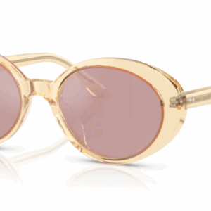 Oliver Peoples 0OV5565SU Lumar 1792AK Becr Pink Satin Oval Women's Sunglasses