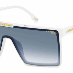 Carrera Victory C 07/S VK6 08 White/Dk Blue Shaded Mask Men's Sunglasses