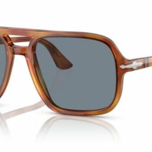 Persol 0PO3328S 96/56 Terra di siena/Light blue 58mm Men's Sunglasses