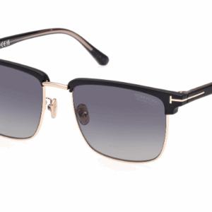 Tom Ford HUDSON 02 FT0997 H 02D Rose Gold/Black Smoke Polarized Men's Sunglasses