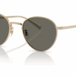 Oliver Peoples OV1336ST 5035R5 - Gold / Carbon Grey  Round Men's Sunglasses