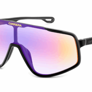 Carrera 4017/S 807 Black Multilayer Violet Full rim Mask Men's Sunglasses