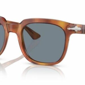 Persol 0PO3323S 96/56 Terra di siena/Light Blue Square 56mm Men's Sunglasses