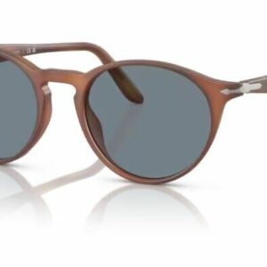 Persol 0PO3092SM 900656 Terra di siena / Light blue Round 52mm Men's Sunglasses