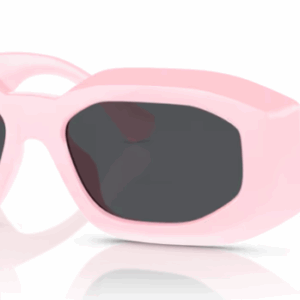 Versace 0VE4425U 544087 Pink/Dark Grey Oval Men's Sunglasses