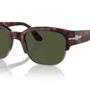 Persol 0PO3319S Tom 24/31 Havana/Green 55mm Unisex Sunglasses