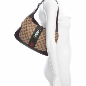 Gucci Monogram Jackie GG Shoulder Bag