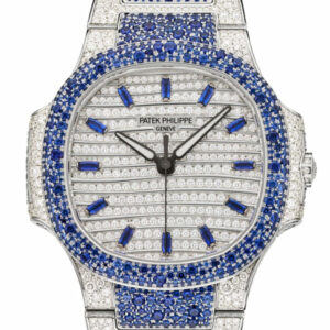 Patek Philippe Nautilus Paved Diamond Dial Watch 7118/1451G-001