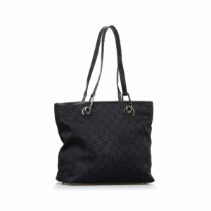 Black Gucci GG Canvas Eclipse Tote