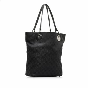 Black Gucci GG Canvas Eclipse Tote