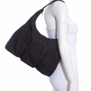 Gucci New Black Triple Pouch Handbag