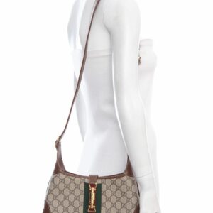 Gucci Jackie 1961 Brown Monogram Handbag
