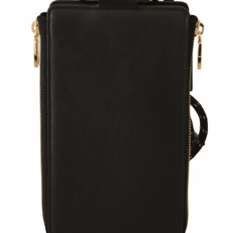 Dolce & Gabbana Sicily Phone Case with Rope Strap - Black