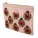 Dolce Gabbana Clutch Pink DG Logo Devotion Heart Nylon Pouch Wallet