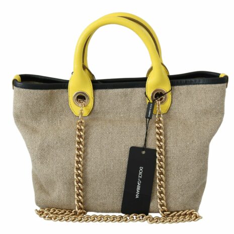 Dolce & Gabbana Chain Strap Shoulder Sling Tote Bag