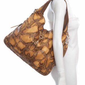 Gucci New Jackie Python Hobo