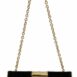 Dolce & Gabbana Velvet Evening Party Crossbody with Crystal Studs and Gold Chain Strap