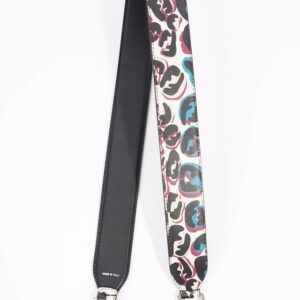 Fendi Strap You Multi FF Print / Black Leather