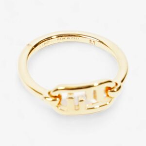 Fendi O'Lock FF Ring Gold Base Metal Medium (54mm)