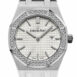 Audemars Piguet Royal Oak Diamond Silver Dial Stainless Steel Ladies Watch 67651St.zz.1261St.01