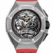 Audemars Piguet Royal Oak Concept Tourbillon Chronograph In Titanium Red Rubber Strap With Skeleton