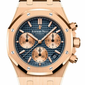 Audemars Piguet Royal Oak 41 Chronograph Blue Dia  Rose Gold 26239OR.OO.1220OR.01 DCM