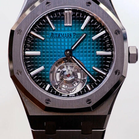 Audemars Piguet Royal Oak 41 Smoked Blue-Green dial Titanium Watch 26730TI.OO.1320TI.04