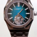 Audemars Piguet Royal Oak 41 Smoked Blue-Green dial Titanium Watch 26730TI.OO.1320TI.04