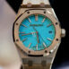 Audemars Piguet Royal Oak Yellow Gold Turquoise Dial Watch 15550BA.OO.1356BA.01