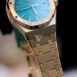 Audemars Piguet Royal Oak Yellow Gold Turquoise Dial Watch 15550BA.OO.1356BA.01
