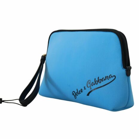 Dolce & Gabbana Neoprene Cosmetic Case Light Blue