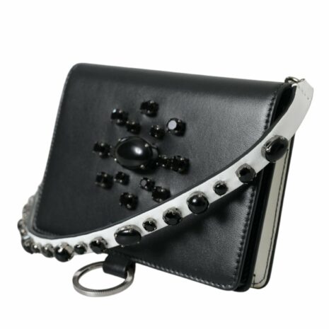 Dolce & Gabbana Sicily Small Chain Wallet in Black