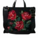 Dolce & Gabbana Rose Knitted Wool Tote Bag
