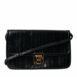 Dolce & Gabbana Eelskin Leather Shoulder Document Bag ONE SIZE Black