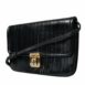 Dolce & Gabbana Eelskin Leather Shoulder Document Bag