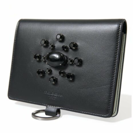 Dolce & Gabbana Sicily Small Wallet in Black with Crystal Embellishment