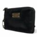 Dolce & Gabbana Black Nylon Keychain with Carabiner Clip