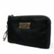 Dolce & Gabbana Black Nylon Keychain with Carabiner Clip