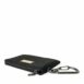 Dolce & Gabbana Black Nylon Keychain with Carabiner Clip