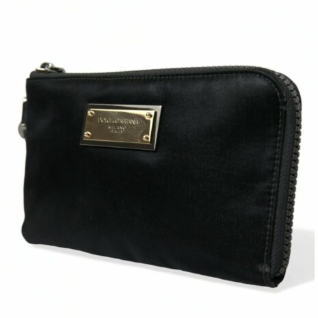 Dolce & Gabbana Sicily Leather Clutch Bag - Black