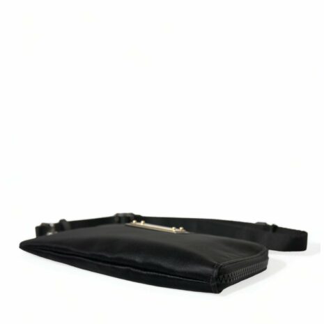 Dolce & Gabbana Sicily Leather Clutch Bag - Black