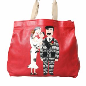 Dolce & Gabbana Family Tote Bag ONE SIZE Red