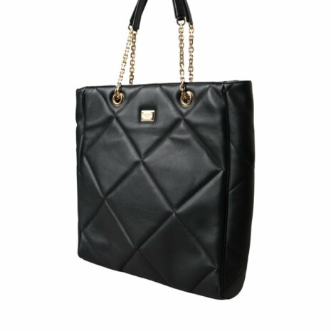 Dolce & Gabbana Sicily Quilted Leather Tote Bag