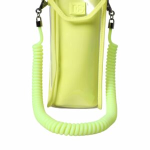 Dolce & Gabbana Silicone Phone Case with Chain - Yellow ONE SIZE Yellow
