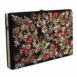 Dolce & Gabbana Floral Gold Frame Clutch Evening Purse with Card Slots and Logo Details