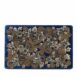 Dolce & Gabbana Blue Velvet Embellished Clutch Bag Women's Embroidered Beadwork Evening Clutch Luxury Beaded Clutch Bag Navy Blue Velvet