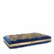 Dolce & Gabbana Blue Velvet Embellished Clutch Bag Women's Embroidered Beadwork Evening Clutch Luxury Beaded Clutch Bag Navy Blue Velvet