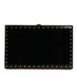 Dolce & Gabbana Leather Studded Gold Frame Clutch Evening Purse