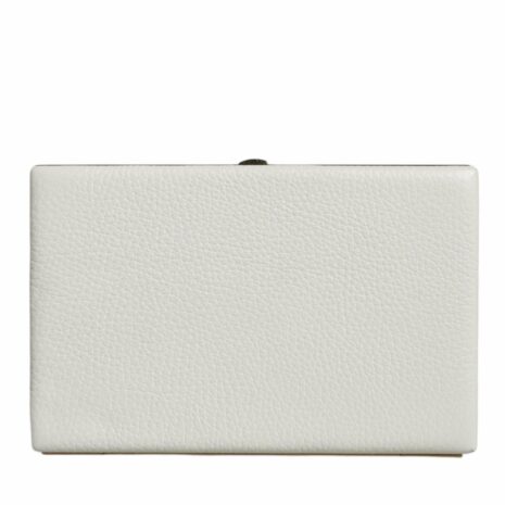 Dolce & Gabbana Leather Gold Frame Clutch Evening Party Purse Bag