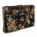 Dolce & Gabbana Tweed Floral Clutch Evening Party Crossbody Bag